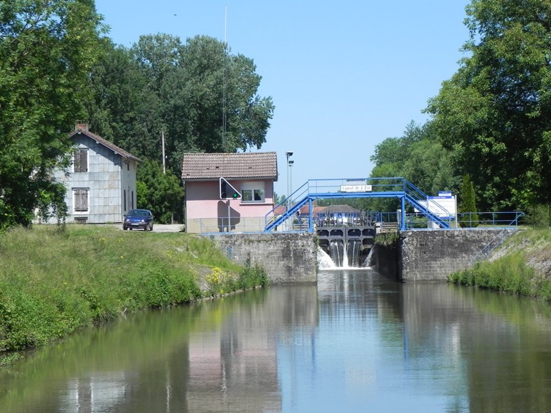 Einfahrt in den Canal des Vosges - früher Canal de l'Est, Branche sud.