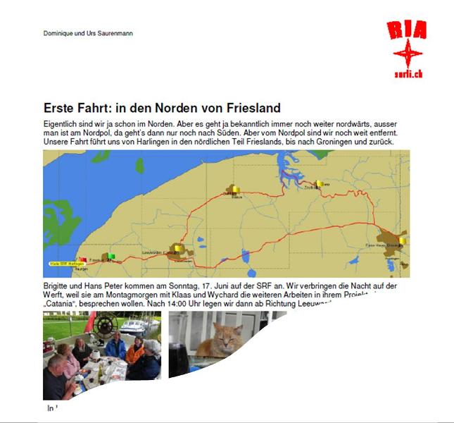 Teil 3 - Zwei Fahrten in Friesland - und nochmals auf der Werft