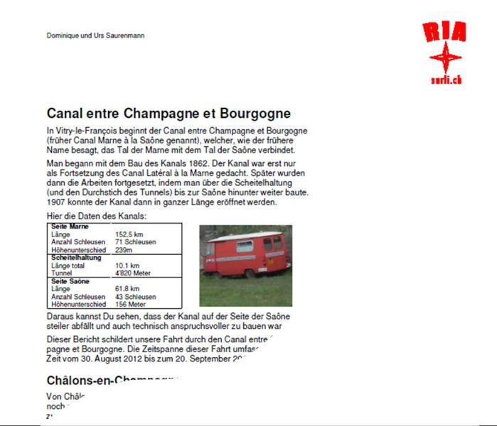 Teil 7 - Canal entre Champagne et Bourgogne